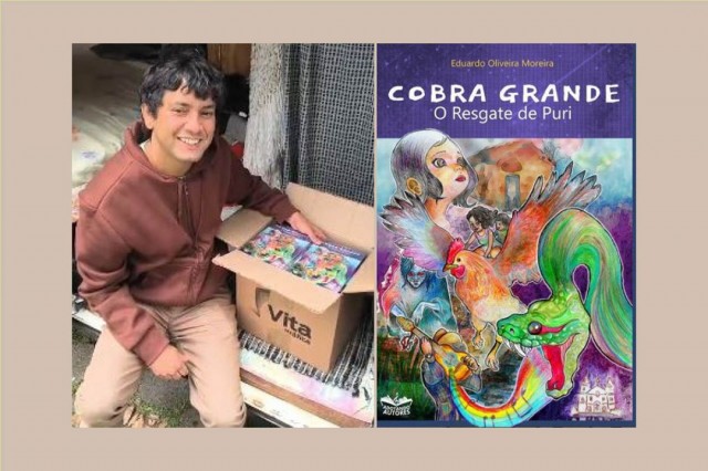 AJL recebe lançamento de livro sobre a lenda da Cobra Grande