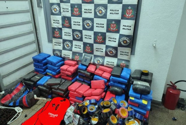 PM de SP apreende cocaína suspeita de ser destinada ao tráfico internacional