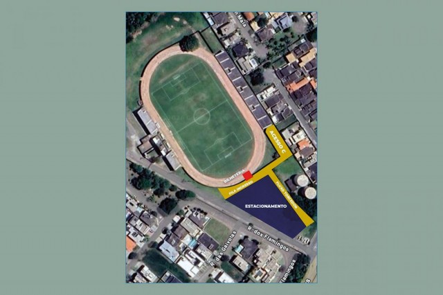 Torcedor terá área exclusiva para estacionar no duelo contra o São Caetano, neste sábado (14)