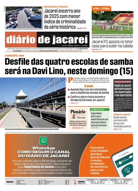 De 14 a 20 de fevereiro de 2026