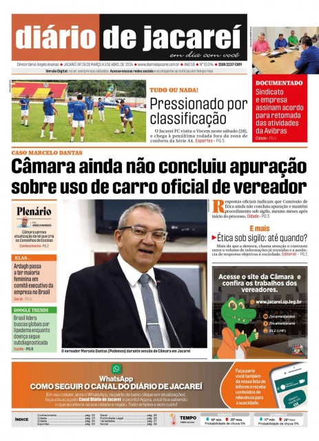 De 28 de março a 03 de abril de 2026