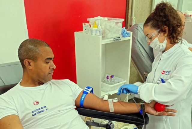 Ação da GCM reforça estoque do Banco de Sangue em São José