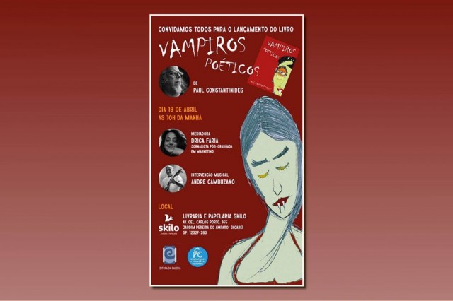 'Vampiros Poéticos' leva literatura e música à Livraria Skilo, em Jacareí