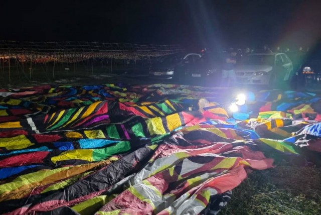 GCM impede evento clandestino de soltura de balões e apreende objetos