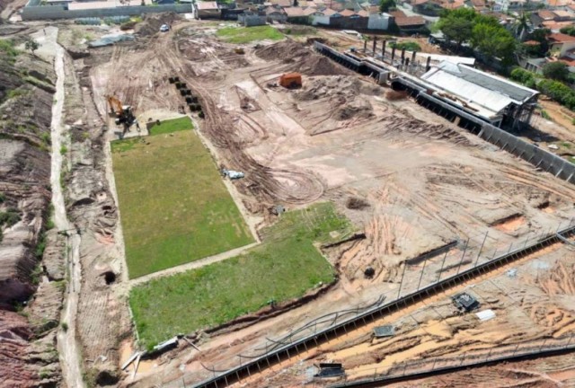 PMJ rompe contrato e obra do estádio do rugby deve ficar parada até 2027