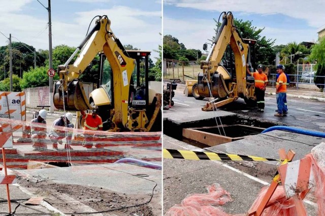 ​Rompimento de adutora deixa cerca de 90 mil pessoas sem água em Jacareí