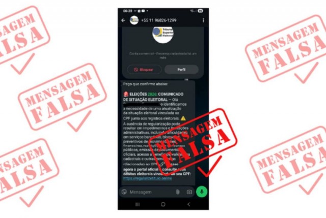 TRE-SP alerta para falsa comunicação sobre débitos eleitorais em aplicativo