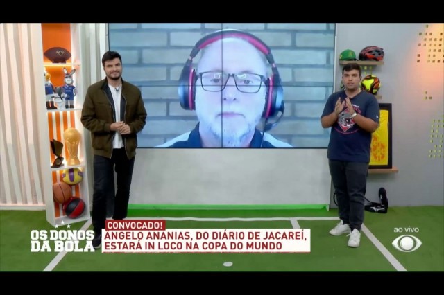 Cobertura da Copa nos EUA leva Diário de Jacareí à TV Band Vale