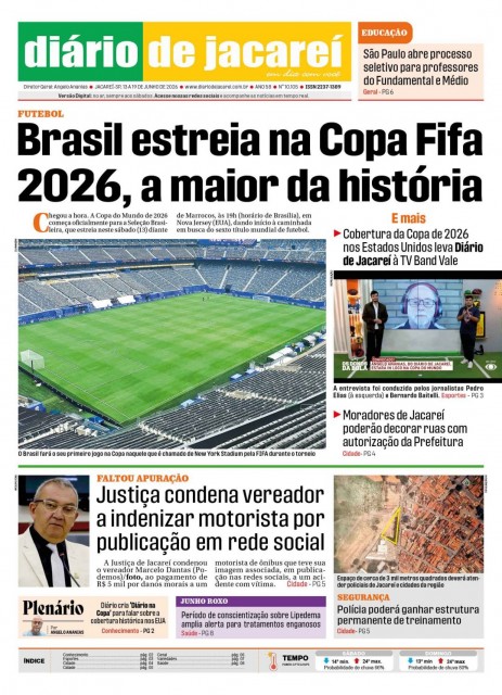 De 13 a 19 de junho de 2026