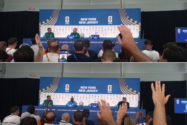 Galvão Bueno acompanha coletiva de Ancelotti e fala com o Diário de Jacareí