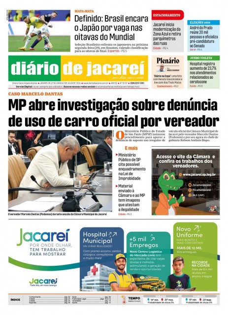 De 27 de junho a 03 de julho de 2026