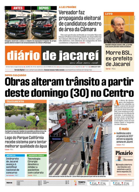 De 29 de agosto a 04 de setembro de 2026