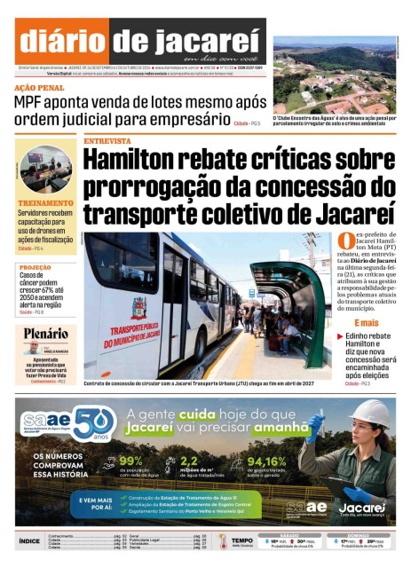 De 26 de setembro a 02 de outubro de 2026