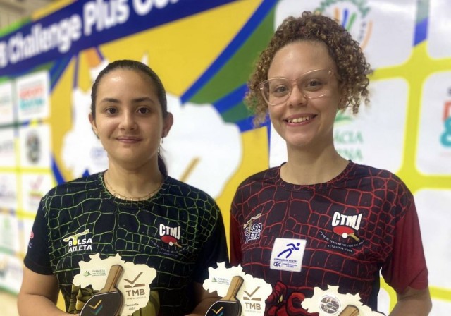 Mesatenistas brilham com ouro e bronze em torneio no sul do país