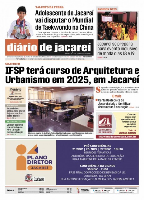 De 16 a 22 de novembro de 2024