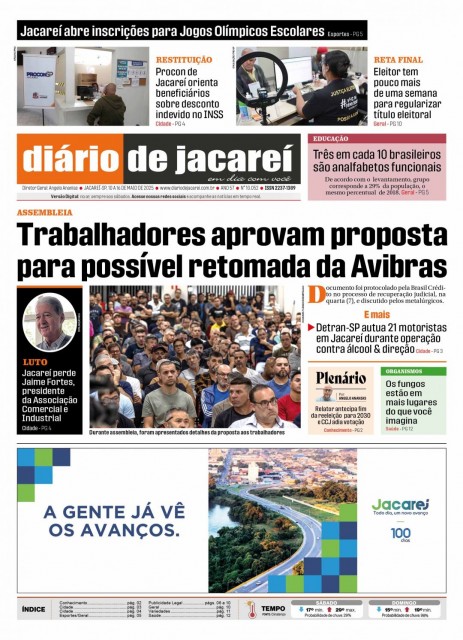 De 10 a 16 de maio de 2025