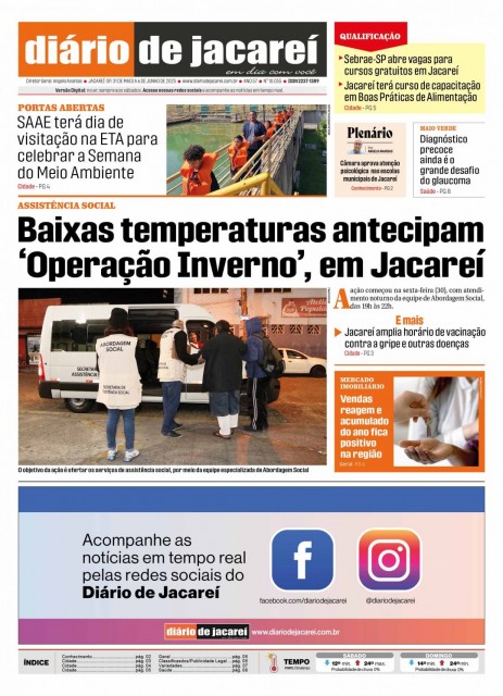 De 31 de maio a 06 de junho de 2025