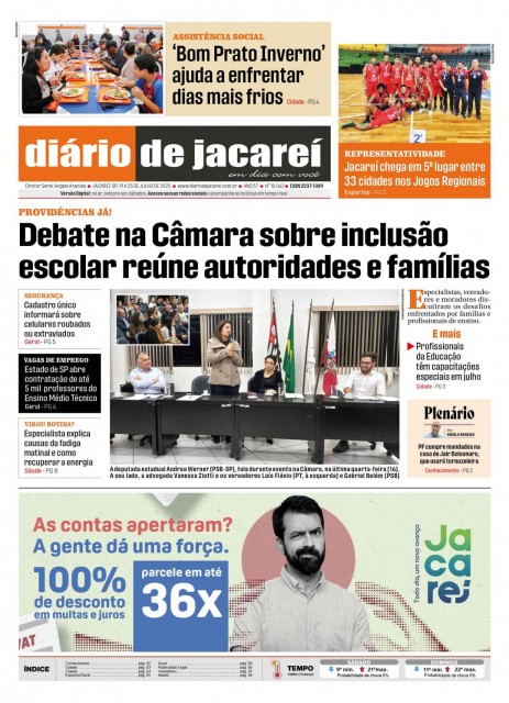 De 19 a 25 de julho de 2025