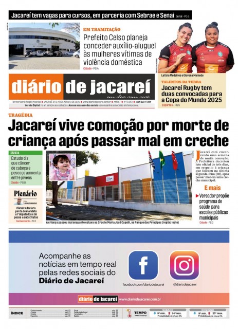 De 02 a 08 de agosto de 2025